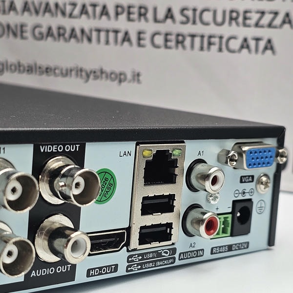DVR 16 Canali 5 Megapixel Lite | Videoregistratore XVR Ibrido GSS Pro con Uscita 4K Reale e AI