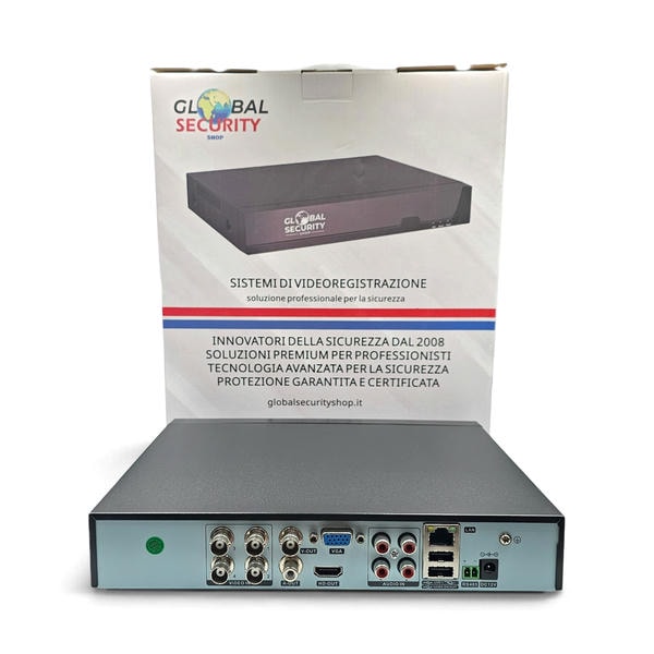 Videoregistratore DVR 4 Canali 5M-N Ibrido - GSS Pro