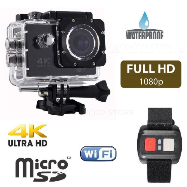 Action Cam 4K/30fps 20MP Ultra HD Videocamera Fotocamera