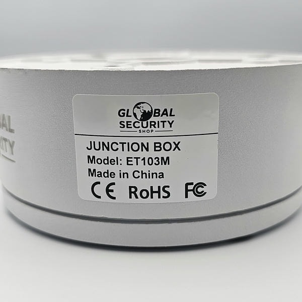 Scatola di Giunzione Alluminio GSS Ultra per Telecamere Dome - Antivandalo Ø 120mm