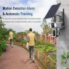Telecamera Solare a Doppia Lente 4G e WiFi tre obiettivi 12 Mpx con 6x Zoom Doppio PIR Detection Auto Tracking