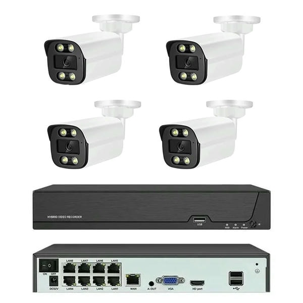 Videosorveglianza Ip Poe 8mpx 4k Microfono Integrato