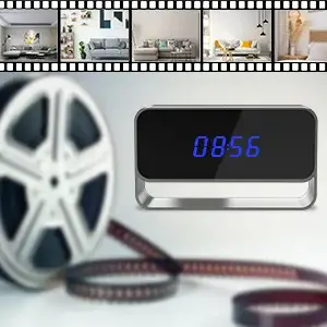 Sveglia con Telecamera Spia Professionale 