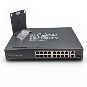 Switch PoE Gigabit 16 Porte + 2 LAN + 1 SFP GSS Ultra