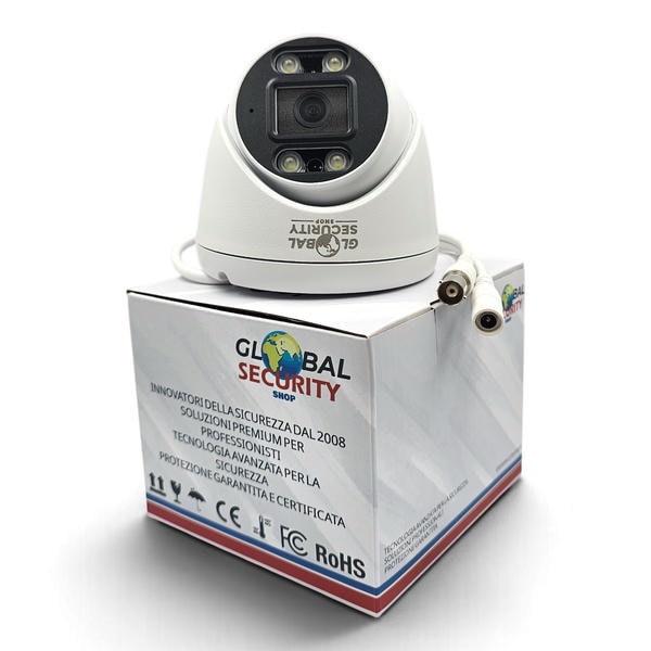 Telecamera Dome 5MP 4 in 1 GSS Pro – Sensore SmartSens, Ottica F1.2, Smart Dual Light 2,8mm