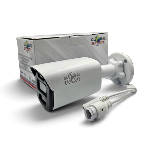 Telecamera IP Bullet 5MP GSS Pro – PoE AI Dual Light con Audio
