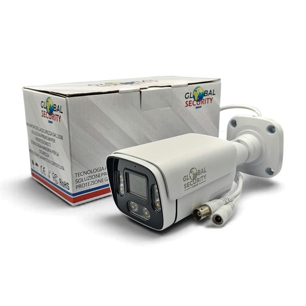 Kit Videosorveglianza 8MP GSS Ultra | XVR 4K AI, Telecamere Bullet V51 con Audio Coassiale
