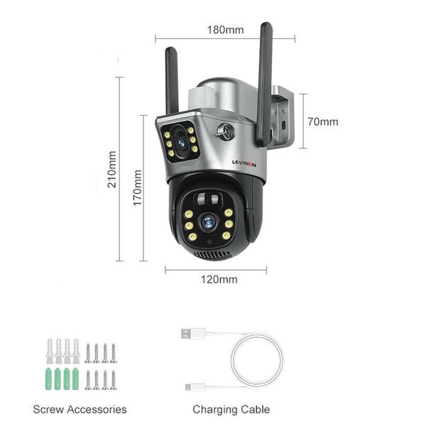 La Migliore Telecamera 4g con sim 8mpx 4k a batterie e sensore umanoide