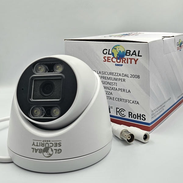 Telecamera Dome 5MP 4 in 1 GSS Pro – Sensore SmartSens, Ottica F1.2, Smart Dual Light 2,8mm