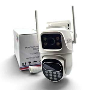 Telecamera Wi-Fi Doppia Lente GSS Pro PTZ Combo | Dual Light e AI iCSee