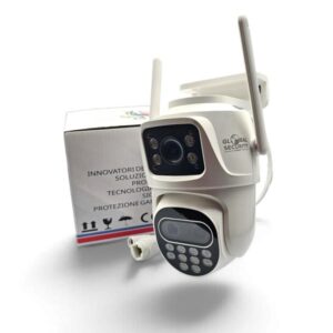 Telecamera WiFi Tre Lenti GSS Ultra Combo | Zoom Ibrido 8X Motorizzato e AI iCSee