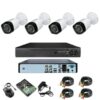 Kit videosorveglianza esterno 2 Mpx 4 Telecamere