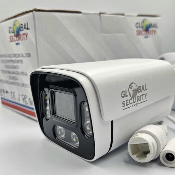 Telecamera WiFi 5MP Bullet GSS Ultra – Scocca in Metallo, AI Umanoide e Smart Dual Light 2,8mm