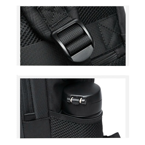 Zaino Laptop 15.6" Unisex Impermeabile con Porta USB da Viaggio e Lavoro